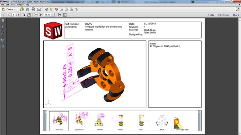SOLIDWORKS MBD三維標(biāo)注